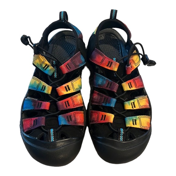 Shoes - KEEN Women's Newport H2 Closed Toe Water Sandals, Original Tie Dye, size 9 US.